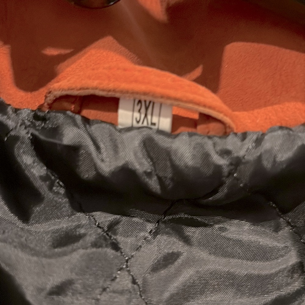 NEW [NYC Jackets] Texas Longhorns NCAA Orange Varsity Letterman Jacket Mens 3XL - Picture 11 of 15